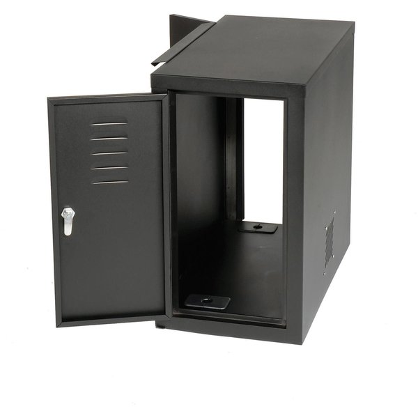 Global Industrial Computer Cabinet Side Car, Black, 12-1/8W x 22-1/2D x 21-1/2H 253701BK